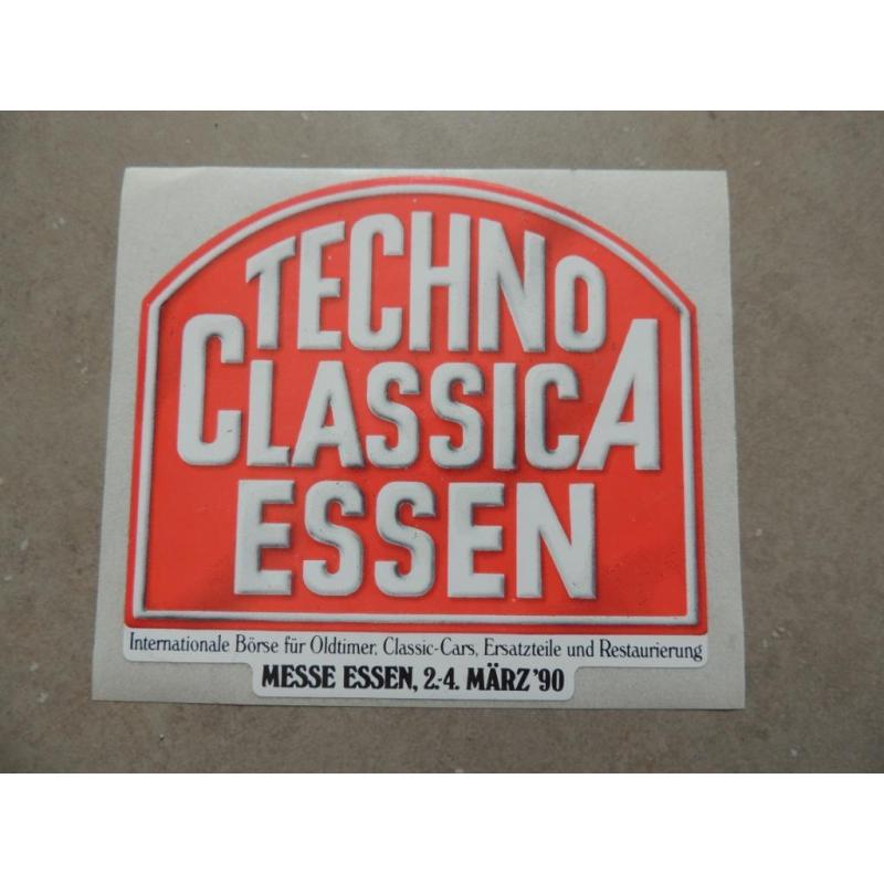 Sticker Techno Classica Essen 90