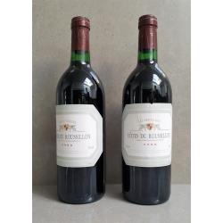Côtes Du Roussillon: 2 flessen van 1988