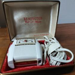 Vintage Remington Roll-a-matic deluxe elektrisch scheerapp