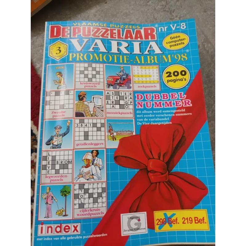De puzzelaar  Varia Promotie album '98 : V-8