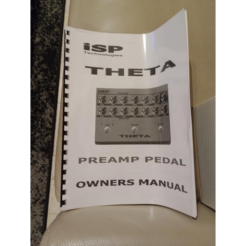 ISP theta preamp pedal USA
