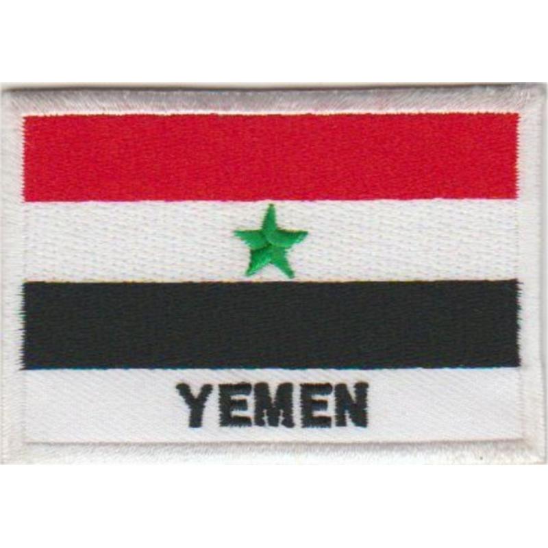 Jemen vlag stoffen opstrijk patch embleem